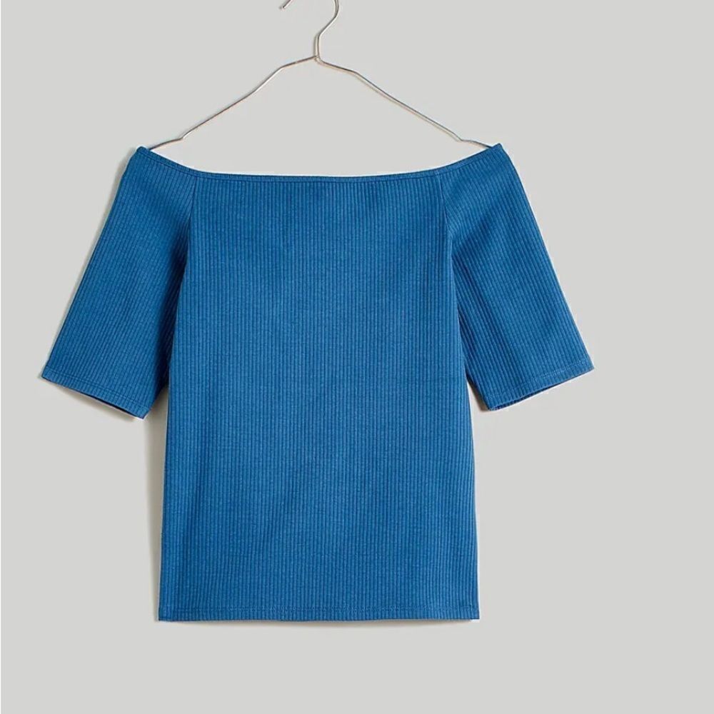 Madewell Off-Shoulder Tee in Sleekhold NWT Size XL